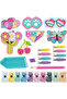 Style 4Ever |   Diamond Art Hair Clip Design Set |   6+ Years Old |   8 Pieces |   Hand Dexterity and Concentration