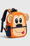 Vb Monkey Figured Children's Kindergarten Bag Nursery Bag Orange - 4