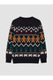 Crew Neck Boys' Sweater - 2