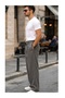 Men's Baggy Pleated Corduroy Fabric Pants