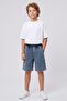 Boys' Cotton Lycra Denim Shorts Bermuda Shorts
