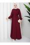 HELEN ELBİSE BORDO - 2