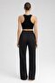 Egyptian Women's Modal Front-Stitched Straight-Leg Trousers Anthracite - 2