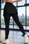 Gülseli Women's High Waist Drawstring Detailed Fitness Skirted Leggings - 4