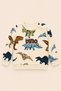 Dinosaur Printed 100% Cotton Seasonal Boys' Two-Piece Set - 2