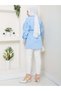 Seda Ruffled Sleeves Tunic Baby Blue - 3