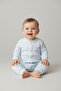 Unisex Baby Printed 100% Cotton Interlock Jumpsuit with Snap Fasteners, Without Booties - 3