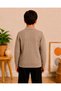 Boys' Polo Collar Ribbed Knit Sweater Long Sleeve Casual Stylish Top 7-15 Years - 2