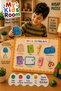 6-Piece Wooden Puzzle Set Educational Learning Find & Match Puzzle Sea & Air Vehicles School Items Land Vehicles Numbers Vegetables - 5