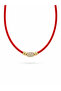 Red Rosso Almond Necklace
