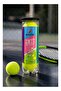 Tennis Balls, 3-Pack High-Visibility Yellow in Reusable Storage Tube - 5
