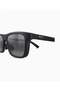 Moaka Rectangle Sunglasses with Neutral Grey Polarized Lenses, Matte Black Frame - 3