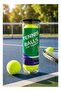 Tennis Balls, 3-Pack High-Visibility Yellow in Reusable Storage Tube - 2