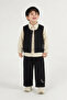 Elephant Embroidered Vest Black - 2