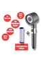 1Pc Water-Saving Anti-Limescale Shower Head with Replacement Filter as a Gift