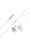 Handsfree 3.5mm M119, Silver - 2