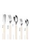 Korean Style Retro 18/10 Stainless Steel 10-Piece Fork Spoon Knife Set, Green Carbon Pure Handle Dinnerware Set for 2 People 723566 - 6