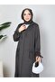 Yade Women's Hooded Ferace Pants 0Ysh0 Fabric Large Size Double Set - 2