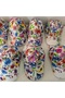 Unisex Custom Made Floral Pattern Genuine Lambskin Baseball Cap - 6