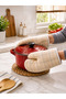Heat Resistant Oven Mitt Thick Kitchen Glove Hot Pot Tray Holder - 4