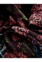 Floral Patterned Satin Square Scarf Bandana - 3