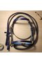 Genuine Leather Horse Headstall, Breastplate, Martingale and Bridle Set - 7