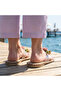 Botanic Transparent Tape Detailed Straw Slippers - 8