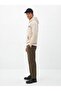 Chino Elastic Waist Green Trousers - 3
