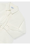 Cream Girls' Tie-Up Blouse 7120 - 3