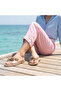 Botanic Transparent Tape Detailed Straw Slippers - 7