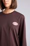 100% Cotton Crew Neck Back Print Long Sleeve T-Shirt I6908Ax26Au - 5