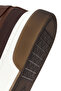 Men's Brown Lace-Up Thick-Soled Leather Sneaker Wm740005Dv - 8
