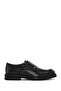 Men's Black Double Buckle Leather Casual Shoes Wm820006Dv