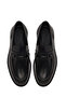 Men's Black Buckle Leather Casual Loafer Wm820009Dv - 4
