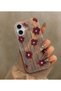 غطاء حماية متوافق مع iPhone 17 (مطبوع من الداخل) مع جوانب شفافة وغلاف لامع أنيق