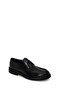 Men's Black Lace-Up Leather Casual Shoes Wm820007Da - 7