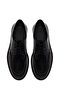 Men's Black Lace-Up Leather Casual Shoes Wm820007Da - 4