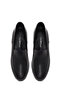 Women's Black Short Wedge Heeled Leather Comfort Shoes Af410005Dv - 4
