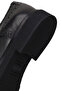 Men's Black Lace-Up Leather Casual Shoes Wm820003Dv - 8