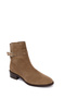 Women's Mink Zippered Suede Leather Boots Wf170007Ds - 7