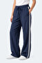 Starlight in Women's Wide Leg Navy Blue Sweatpants - 7