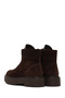 Women's Brown Zippered Stoned Thick Soled Suede Leather Boots Wf190026Ds - 6
