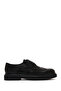 Men's Black Lace-Up Leather Casual Shoes Wm820003Dv