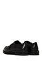 Men's Black Double Buckle Leather Casual Shoes Wm820006Dv - 6