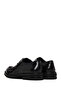 Men's Black Lace-Up Leather Casual Shoes Wm820007Da - 6