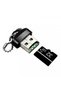 USB Card Reader CR01, microSD, Black