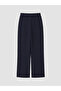 Özmarka New Season Navy Blue Soft Touch Women's Sweatpants - 7