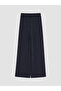 Özmarka New Season Navy Blue Soft Touch Women's Sweatpants - 7