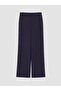 Ozmarka New Season Anthracite Modal Blend Wide Leg Women's Sweatpants - 5