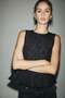 Bow-detail peplum top - 2